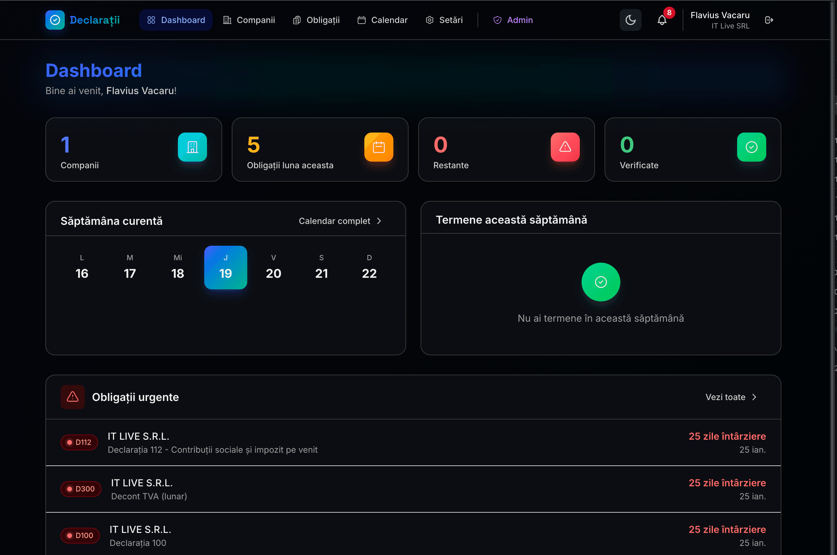 Declarații Contabile